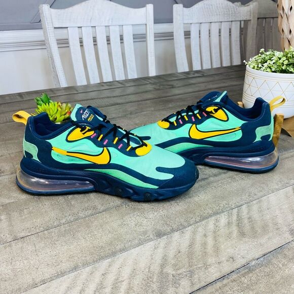 Nike Air Max 270 React Electro Green 'Pop Art' Men's Size 8.5 - Picture 5 of 6